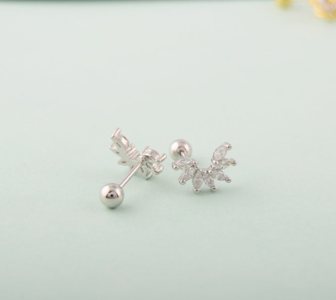 Simple Thread Stud Earrings