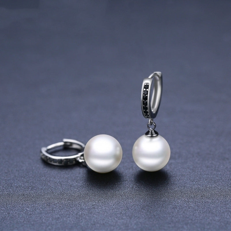 Boucles d'oreilles clous tendance boule design minimaliste