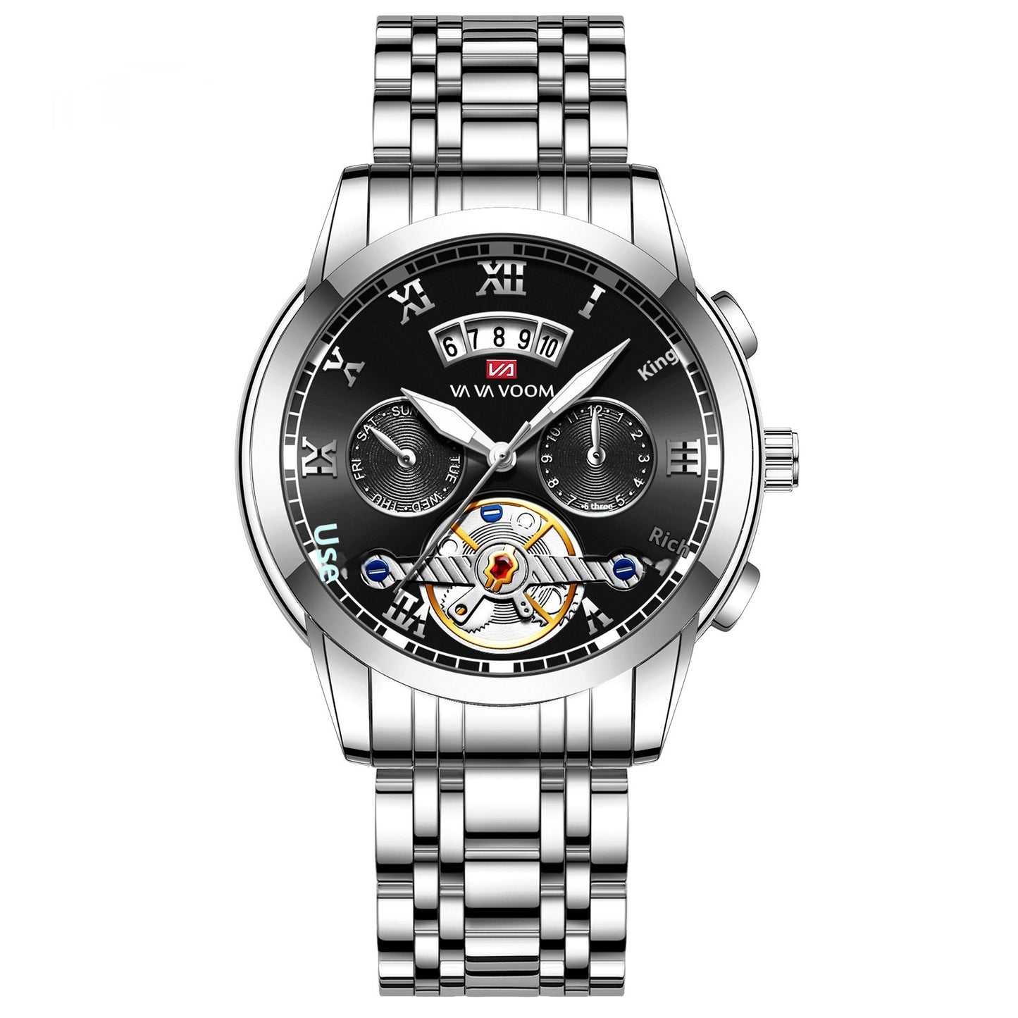 Montre multifonction Tourbillon pour hommes