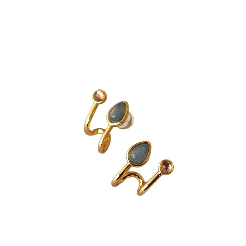 Minimal Gold Plated Stud Earrings