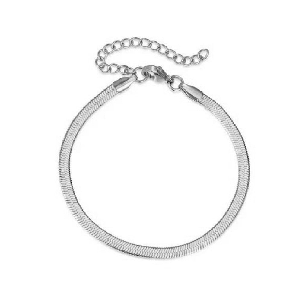 Flat Snake Chain Necklace