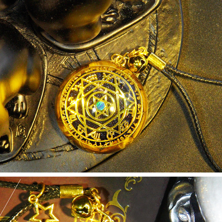 SparkShift Apex Guardian Tiger Eye Talisman Necklace