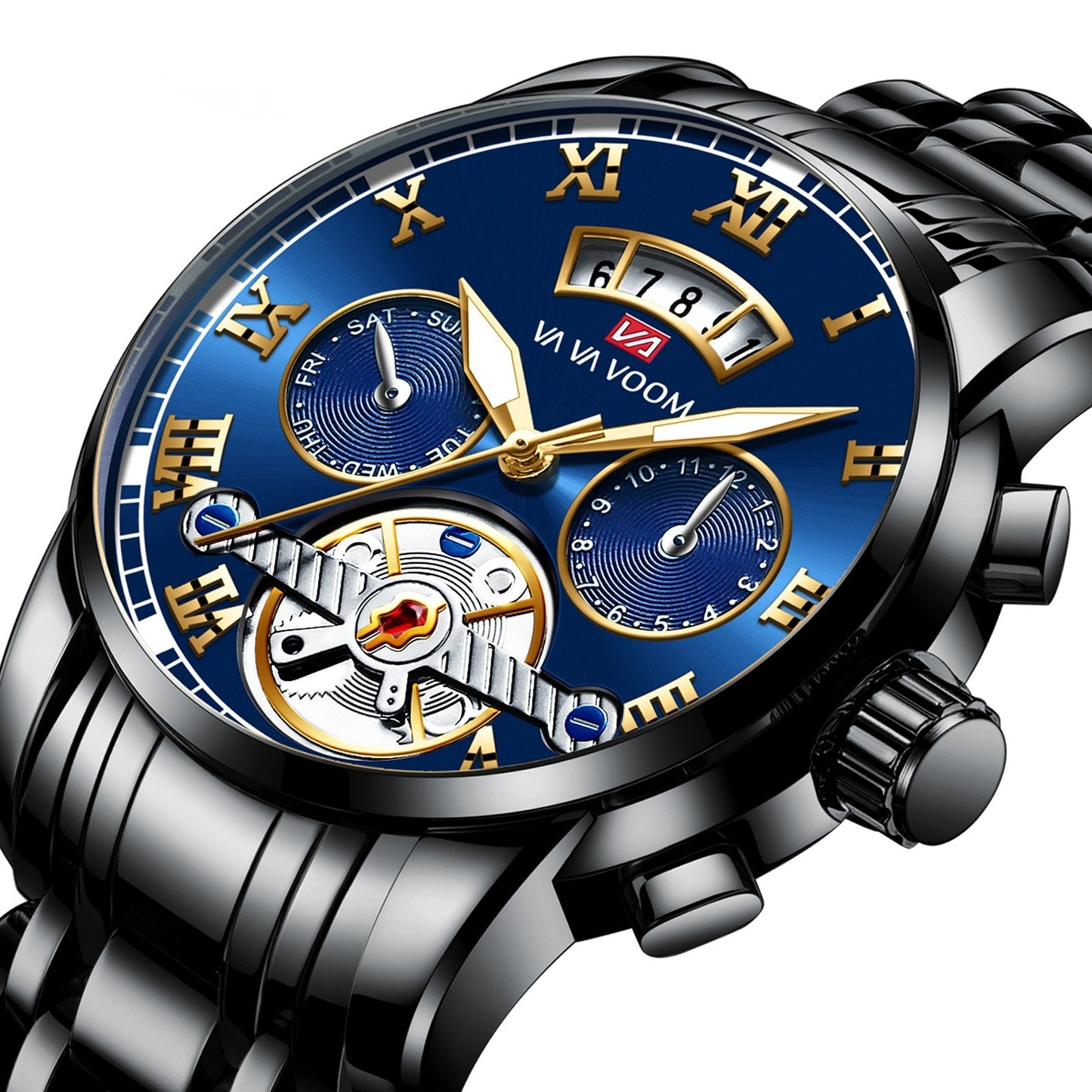 Montre multifonction Tourbillon pour hommes
