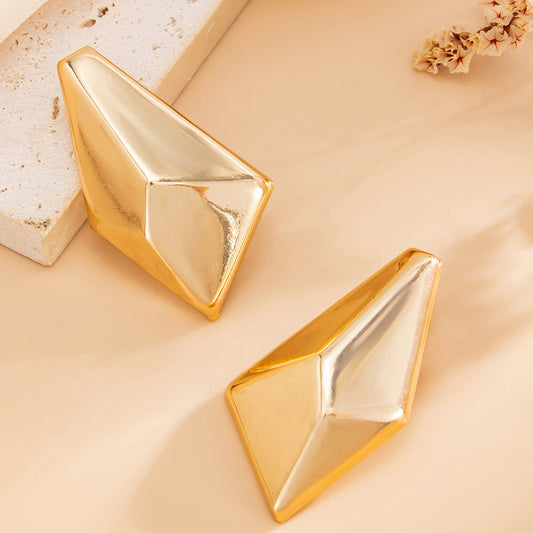 Minimalist Geometric Stud Earrings for Women