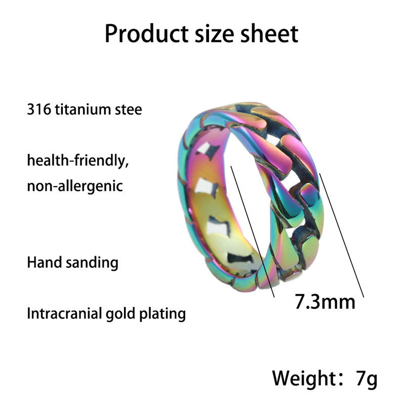 SparkShift Retro Personality Ring