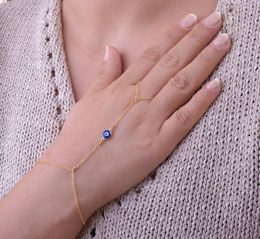 SparkShift Protection Chain Evil Eye Bracelet