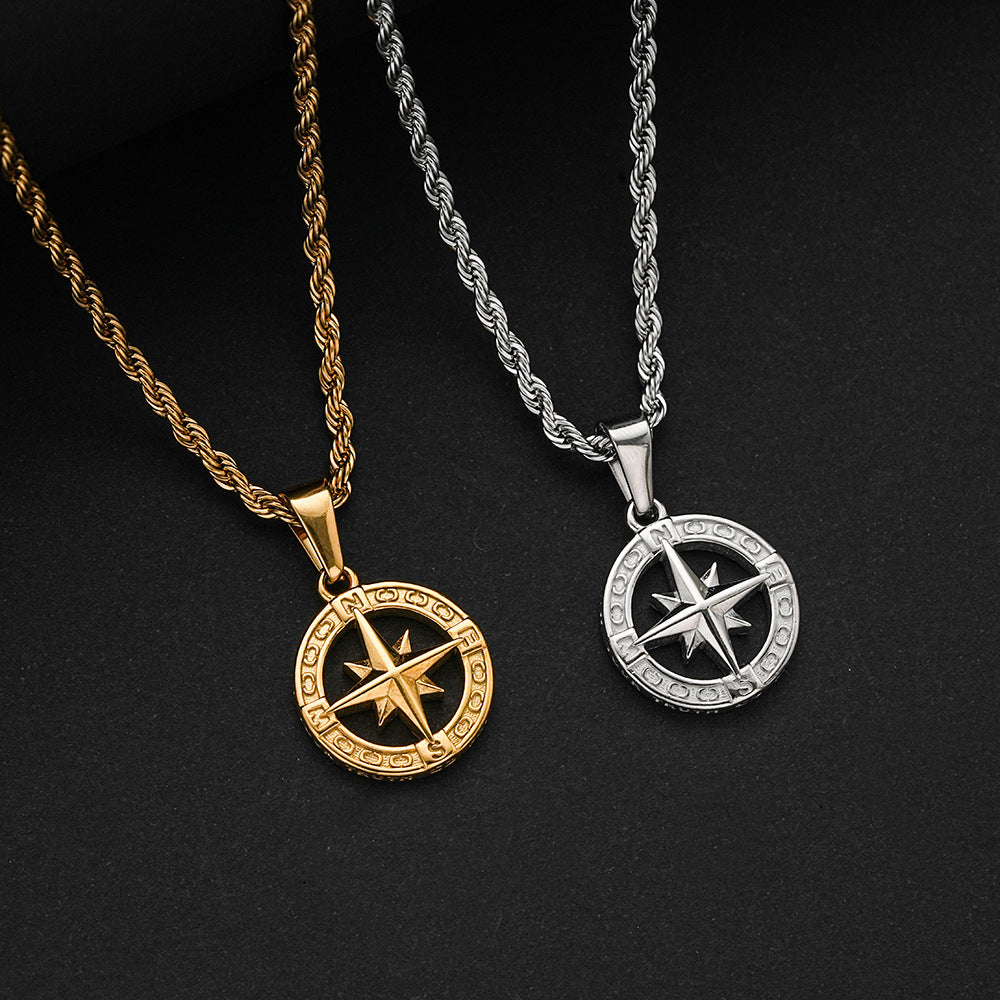 Bloom Circle Necklace – Floral Charm Pendant