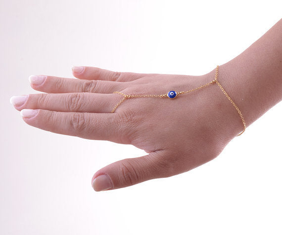 SparkShift Protection Chain Evil Eye Bracelet