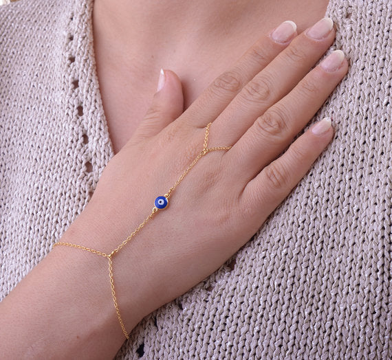 SparkShift Protection Chain Evil Eye Bracelet