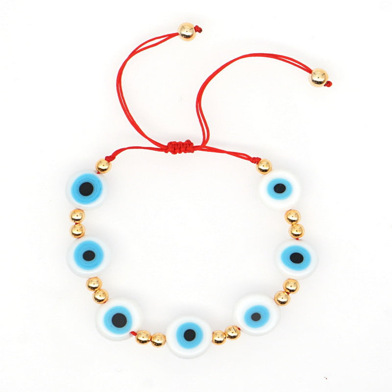 SparkShift Boho Evil Eye Ethnic Bracelet