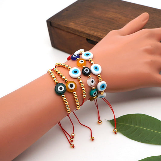 SparkShift Boho Evil Eye Ethnic Bracelet
