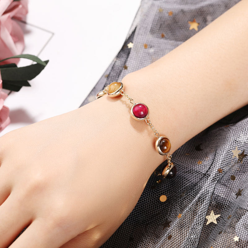SparkShift Apex Natural Tiger Eye Bracelet