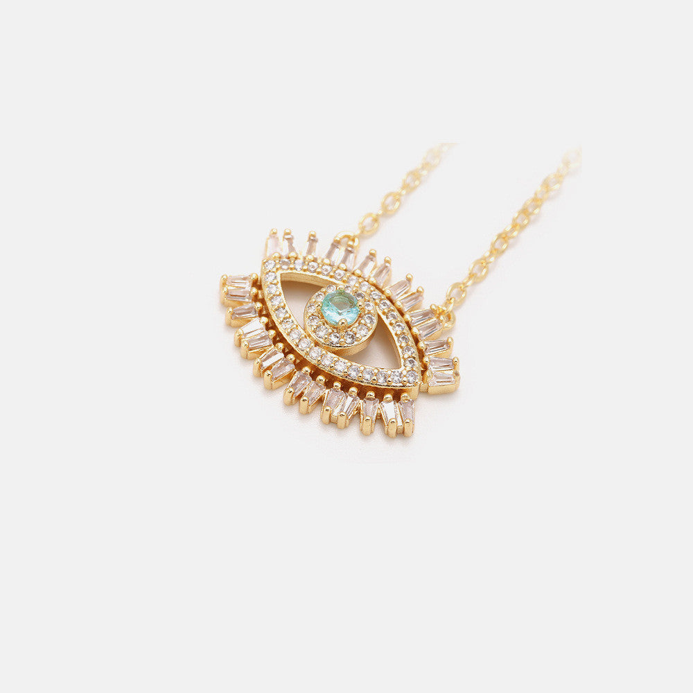 SparkShift Symbolic Evil Eye Pendant Necklace
