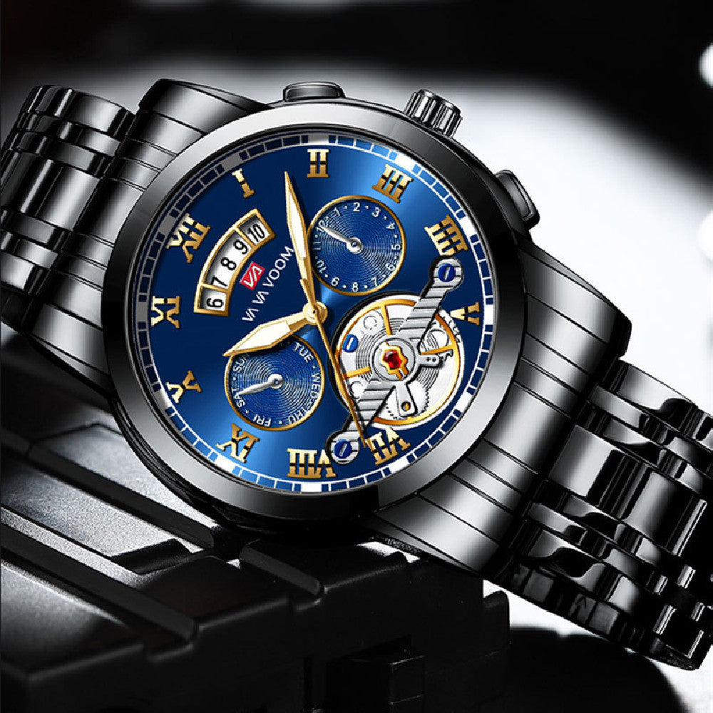 Montre multifonction Tourbillon pour hommes