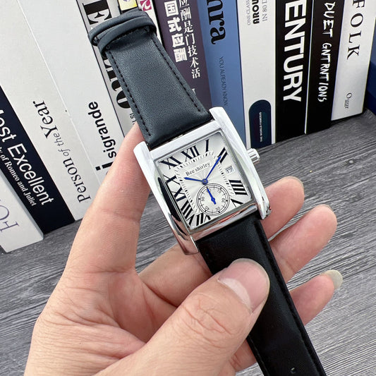 Montre Carrée en Quartz Réservoir pour Hommes