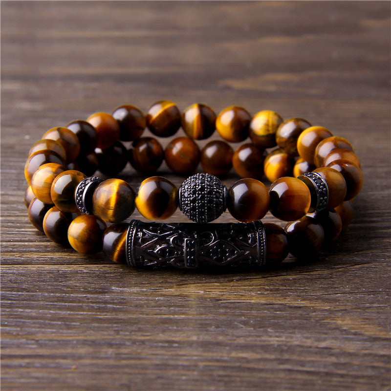 SparkShift Apex Tiger Eye Stone Bracelet