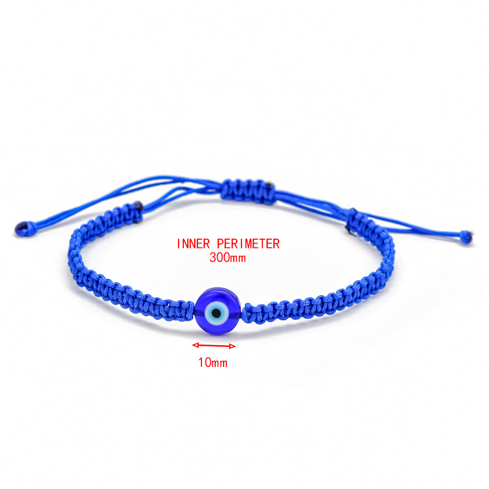 SparkShift Blue Cord Evil Eye Protection  Adjustable Bracelet