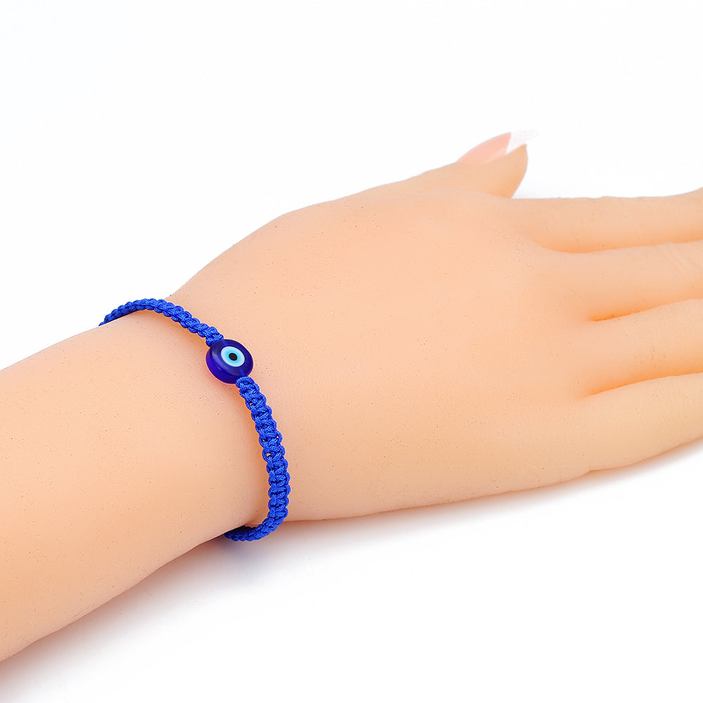 SparkShift Blue Cord Evil Eye Protection  Adjustable Bracelet