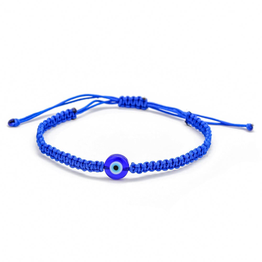 SparkShift Blue Cord Evil Eye Protection  Adjustable Bracelet