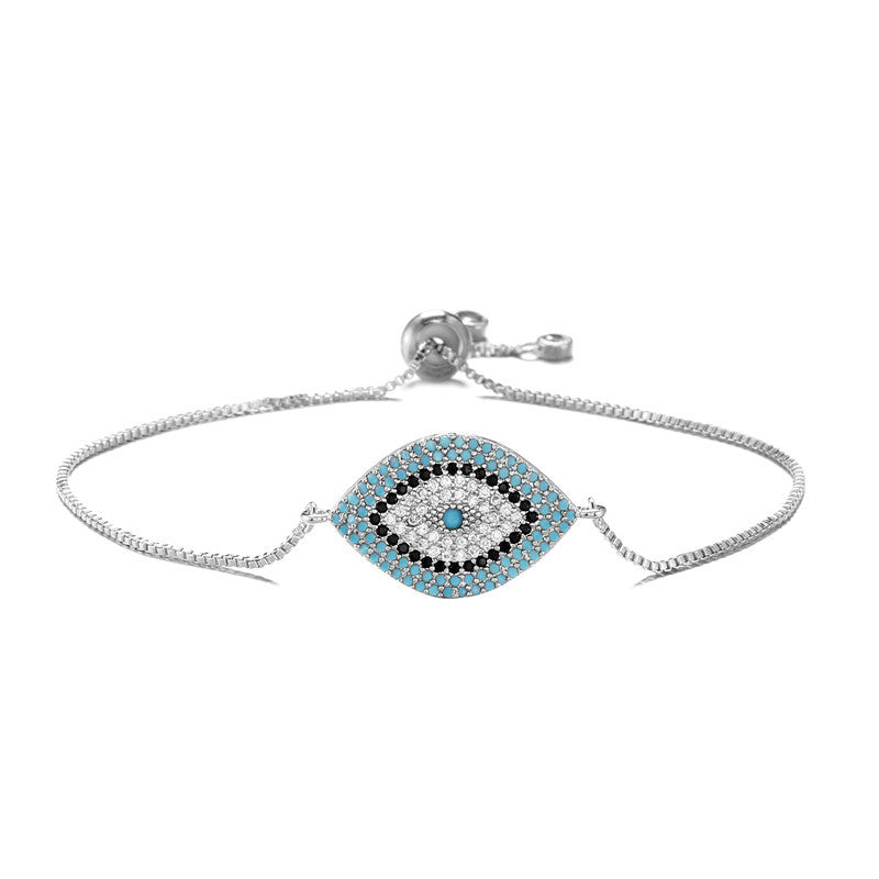 SparkShift Minimal Turkish Gold Evil Eye Bracelet