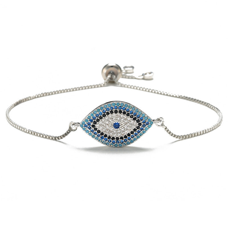 SparkShift Minimal Turkish Gold Evil Eye Bracelet
