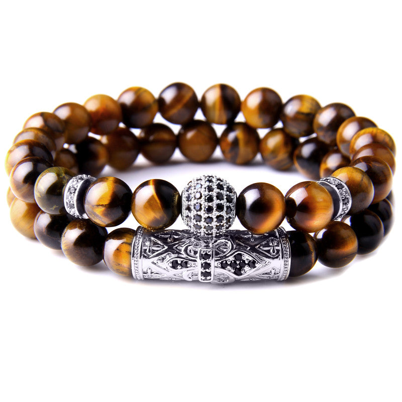 SparkShift Apex Tiger Eye Stone Bracelet