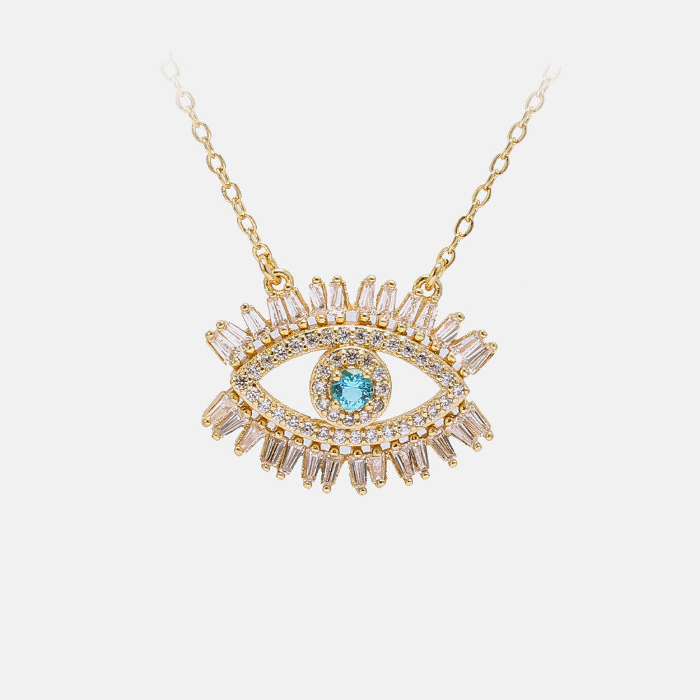 SparkShift Symbolic Evil Eye Pendant Necklace