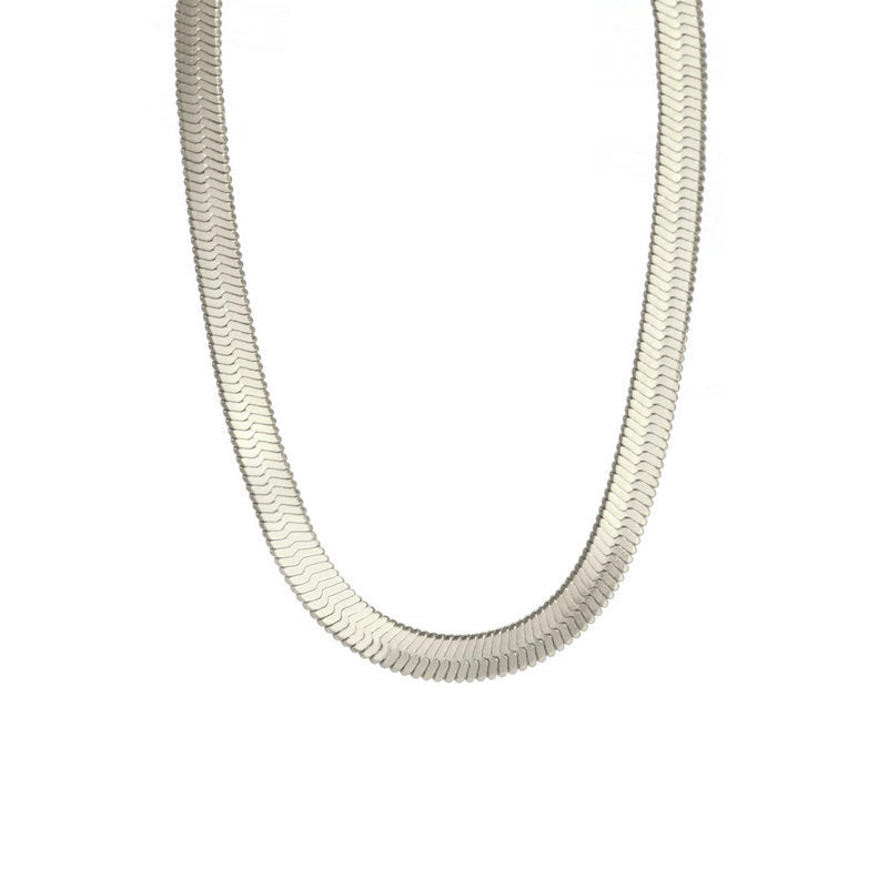 Minimalist Stainless Steel Snake Chain Necklace