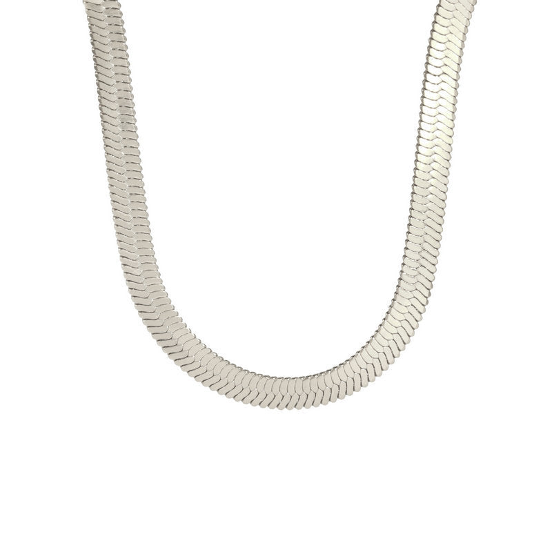 Minimalist Stainless Steel Snake Chain Necklace