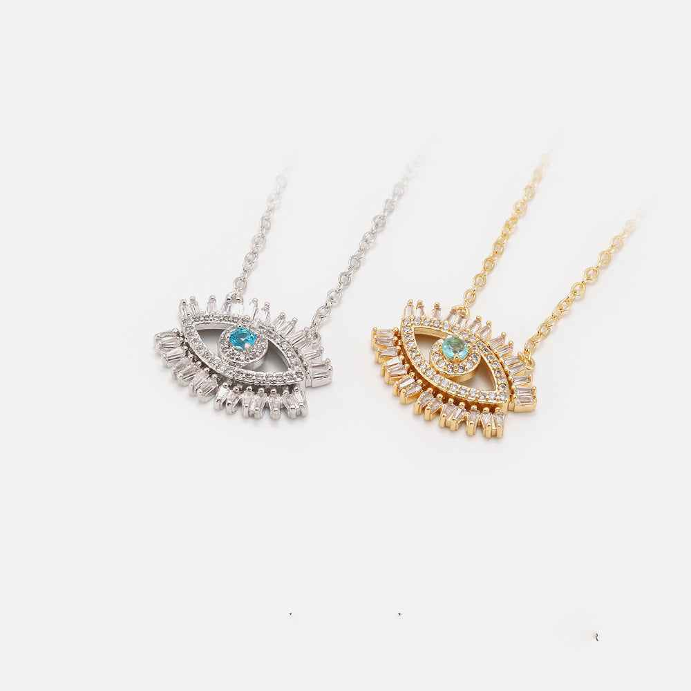 SparkShift Symbolic Evil Eye Pendant Necklace