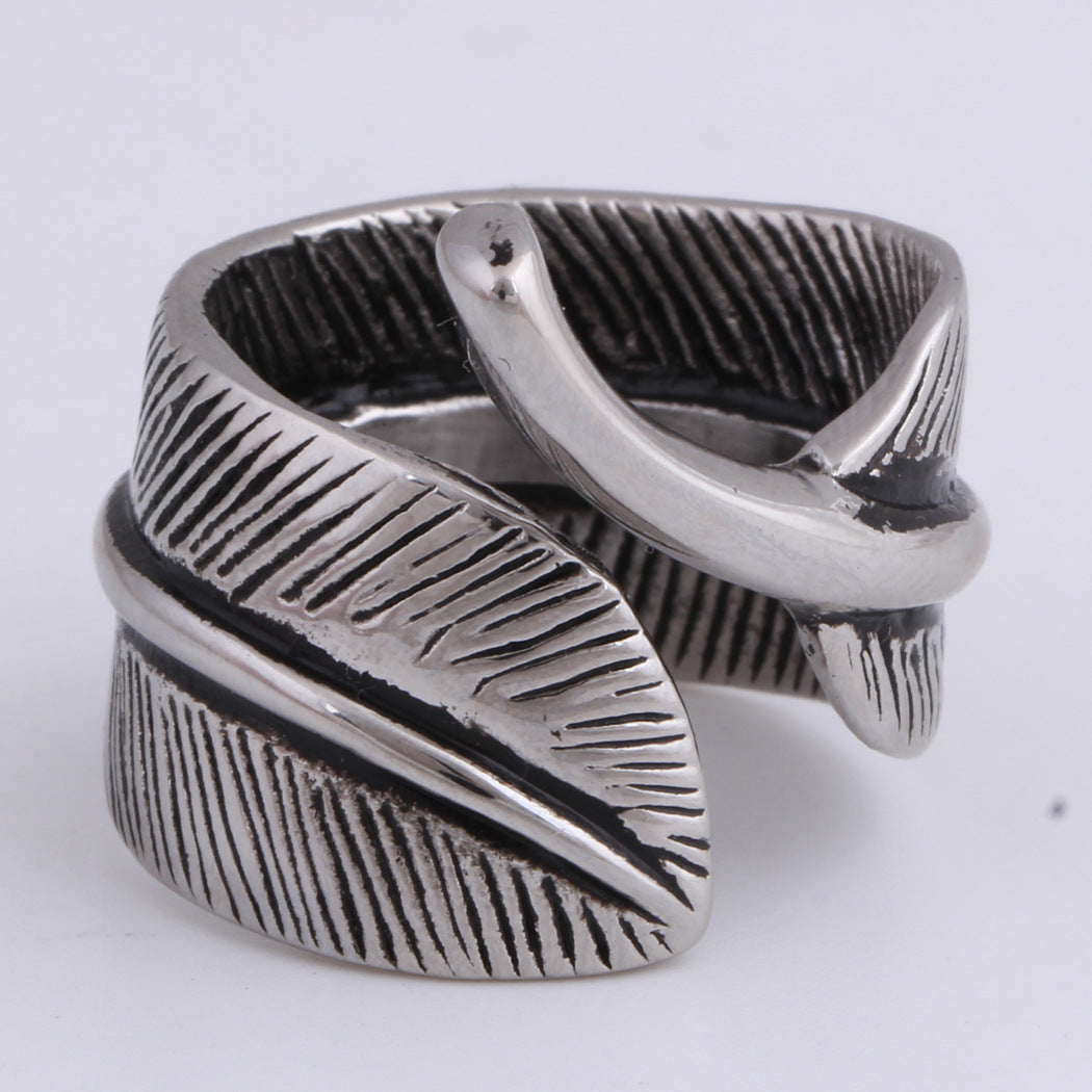 SparkShift Feather Ring