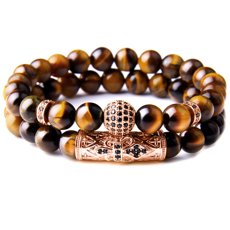 SparkShift Apex Tiger Eye Stone Bracelet