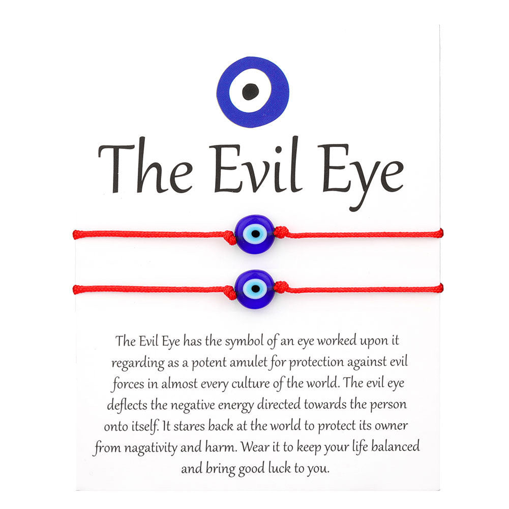 SparkShift Red String Evil Eye Protection Bracelet