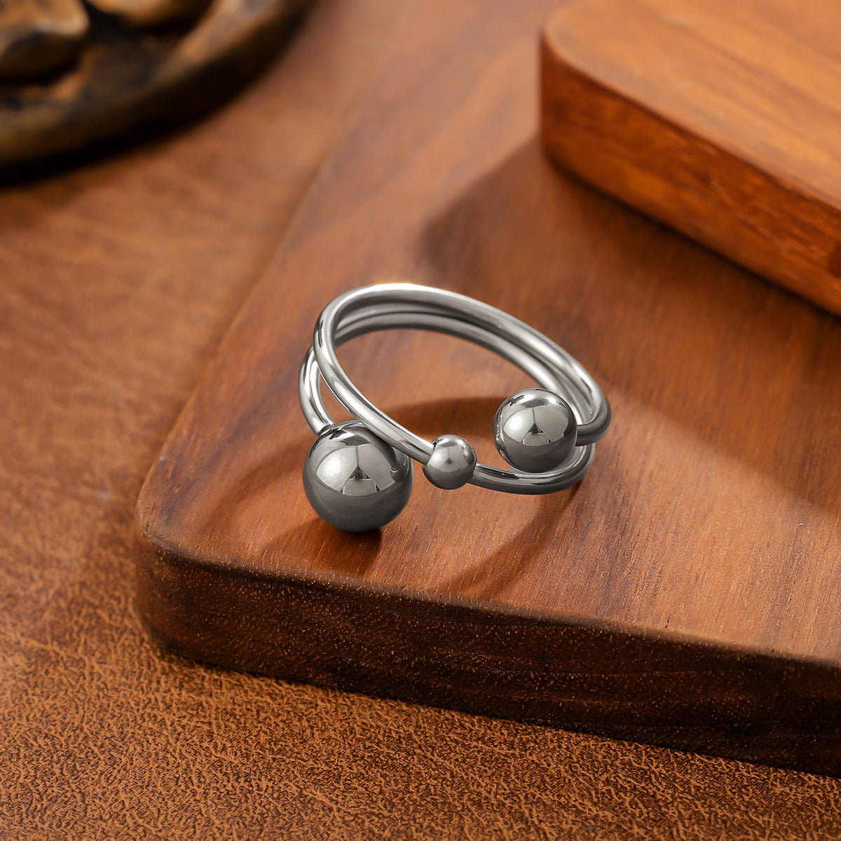 SparkShift Orbit 18K Gold Plated Ring