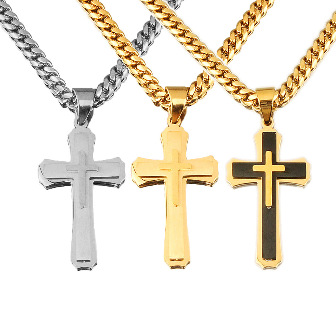 SparkShift Faith Cross Necklace