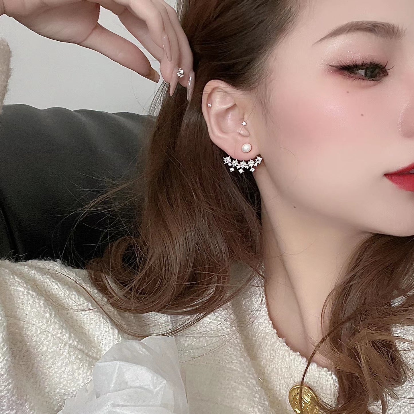 Classic Pearl Stud Earrings - Elegant Minimal Everyday Jewelry