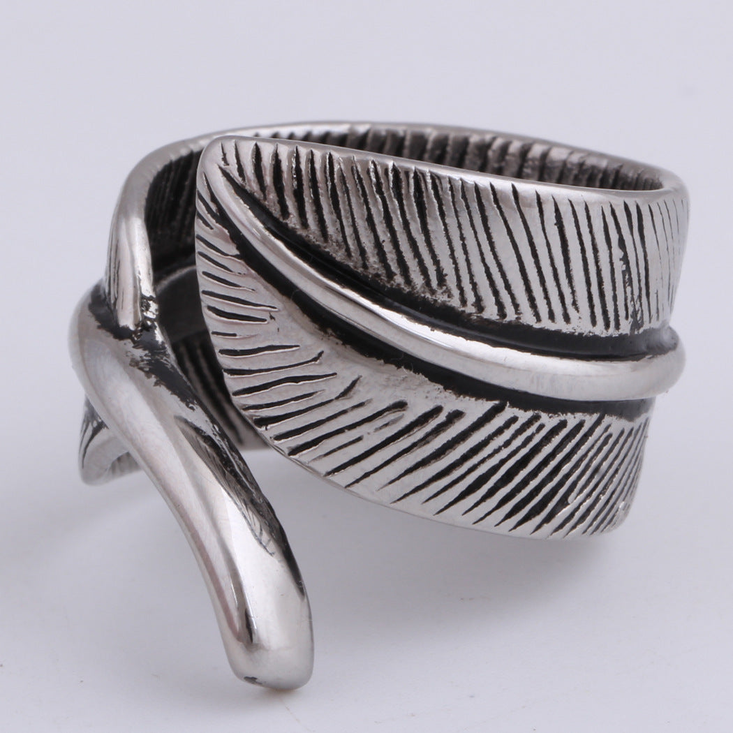 SparkShift Feather Ring