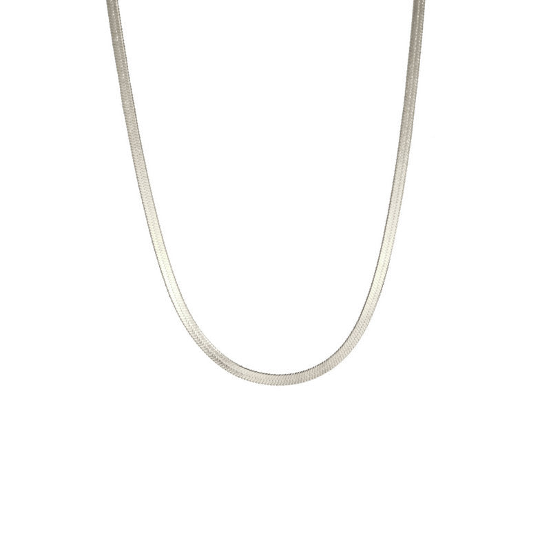Minimalist Stainless Steel Snake Chain Necklace