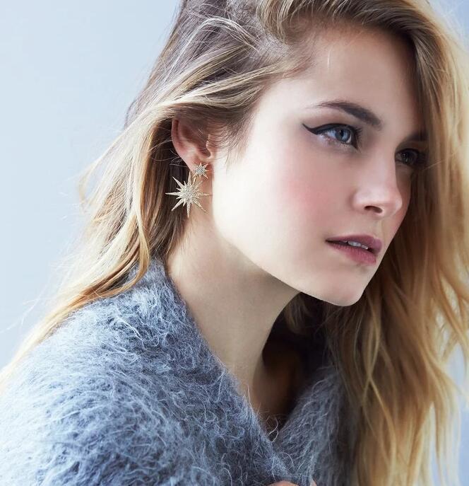 Classic Star Dot Stud Earrings