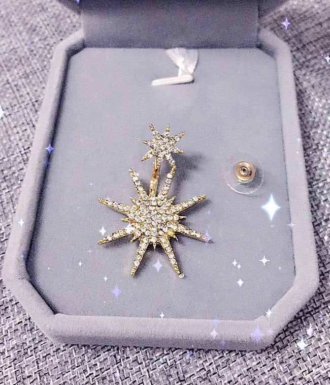 Classic Star Dot Stud Earrings