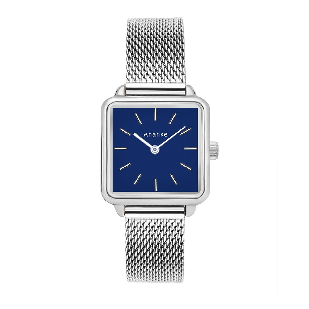 Waterproof Square Ladies Watch Movement