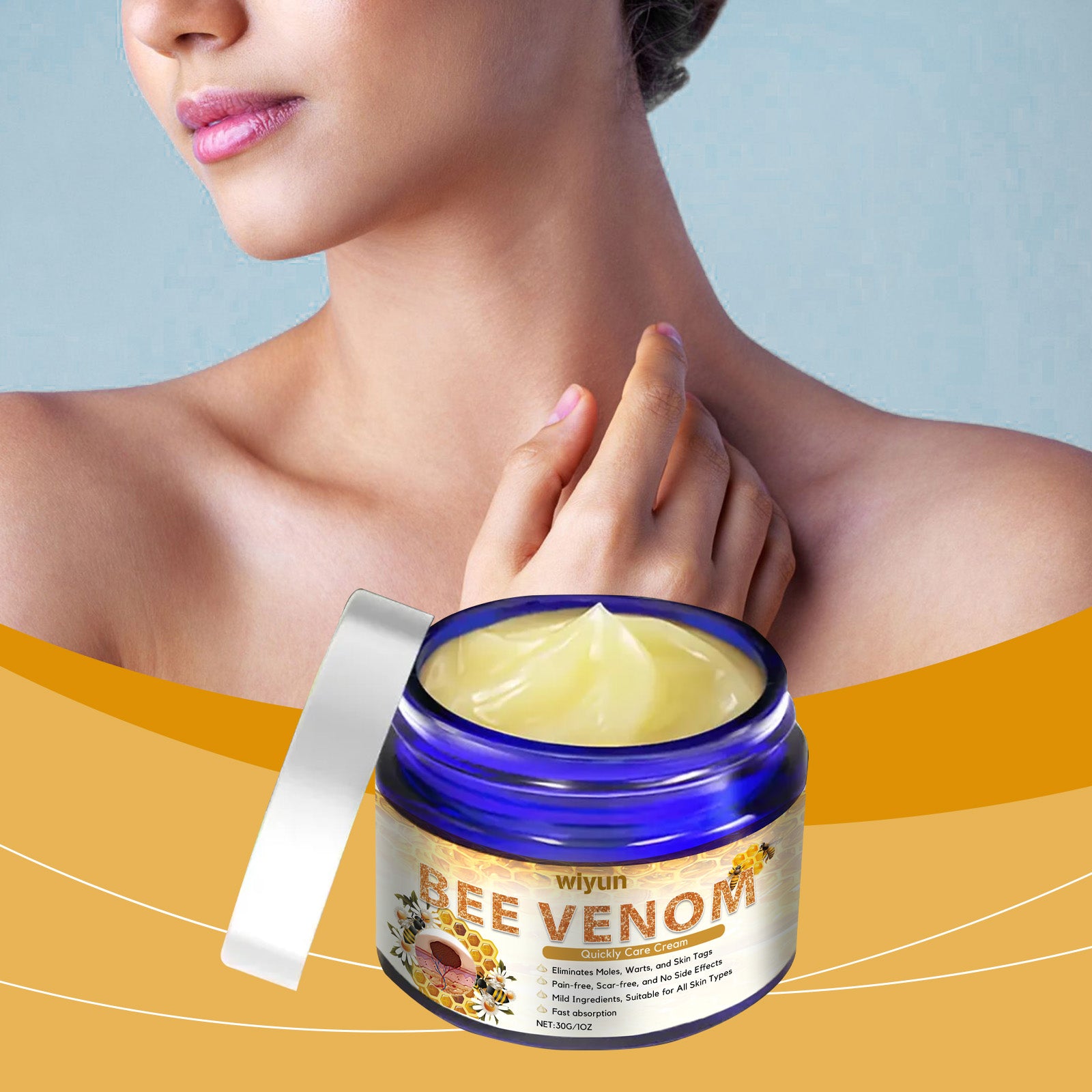 Bee Venom Skin Care Cream Improves Skin
