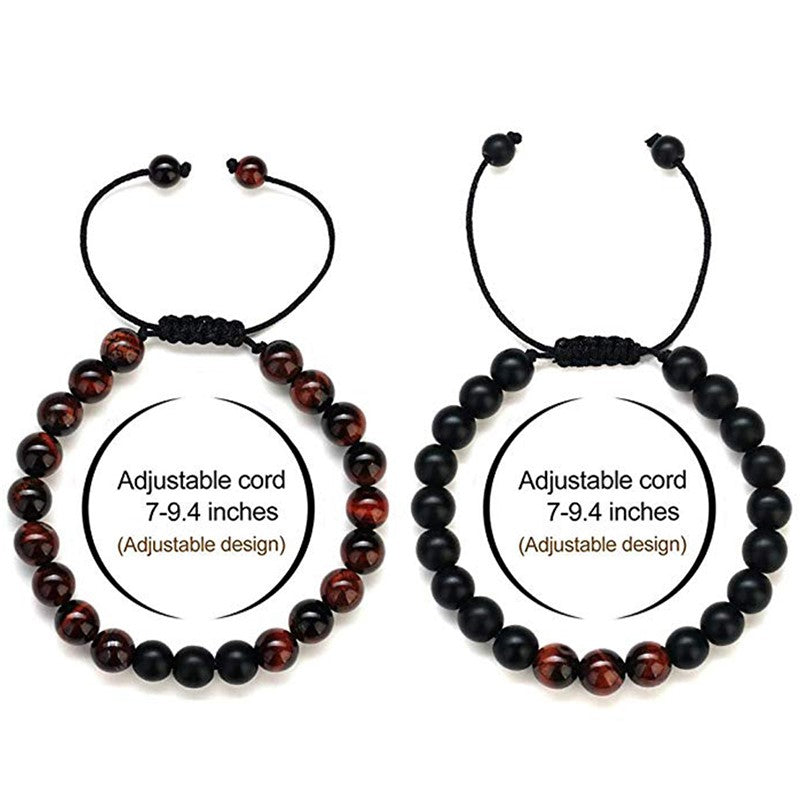 SparkShift Apex Couple Tiger Eye Bracelets