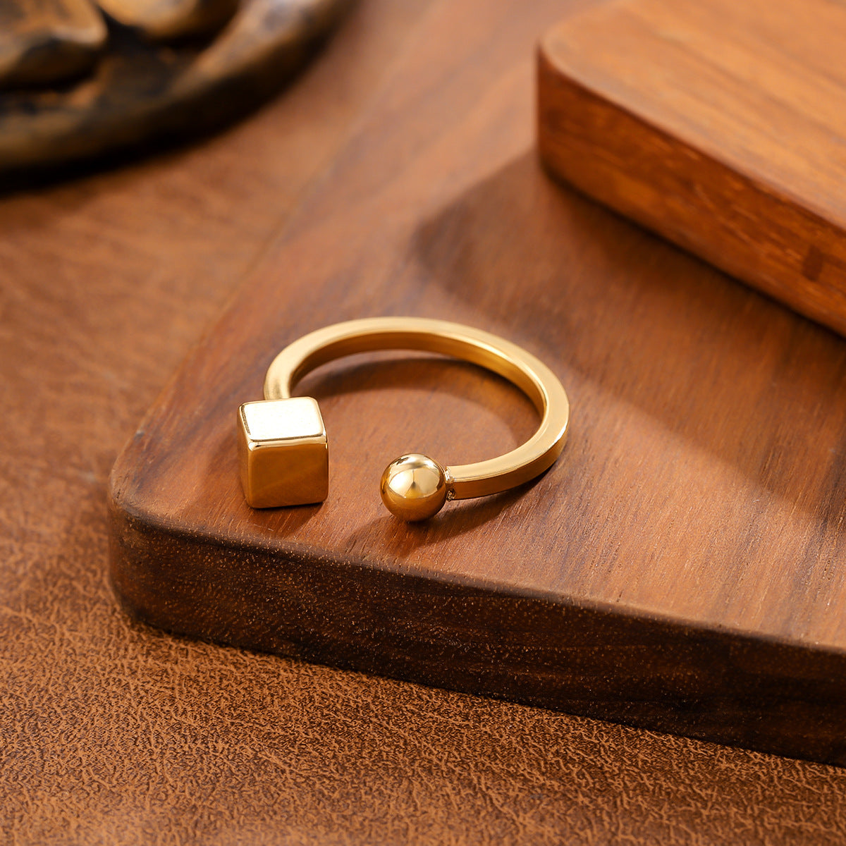 SparkShift Orbit 18K Gold Plated Ring