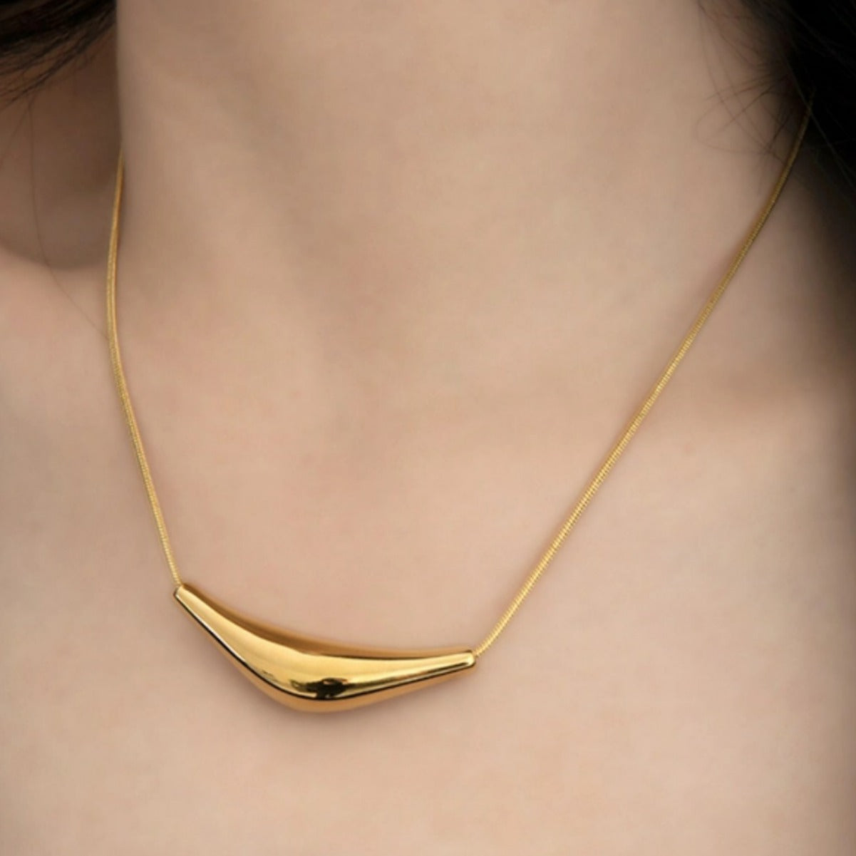 Snake Bone Chain Necklace