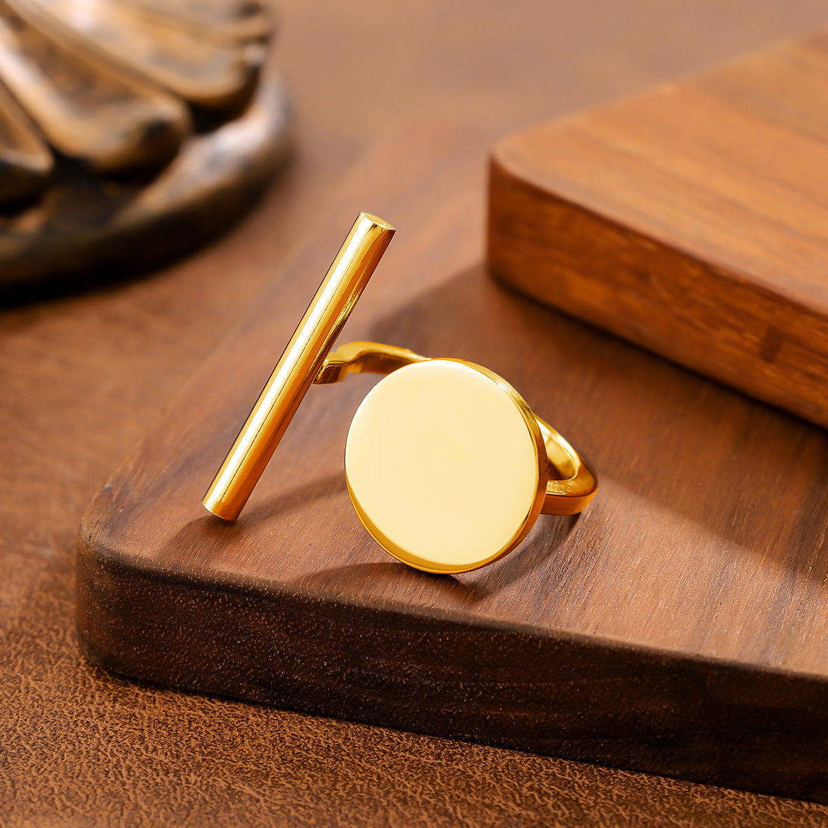 SparkShift Orbit 18K Gold Plated Ring