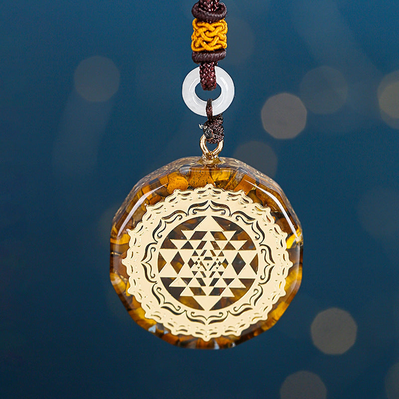 SparkShift Apex Tiger Eye Energy Pendant Necklace