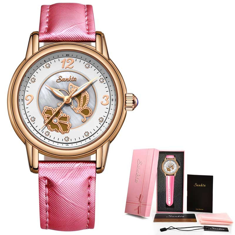 Lige High Quality Ceramic Watch Ladies