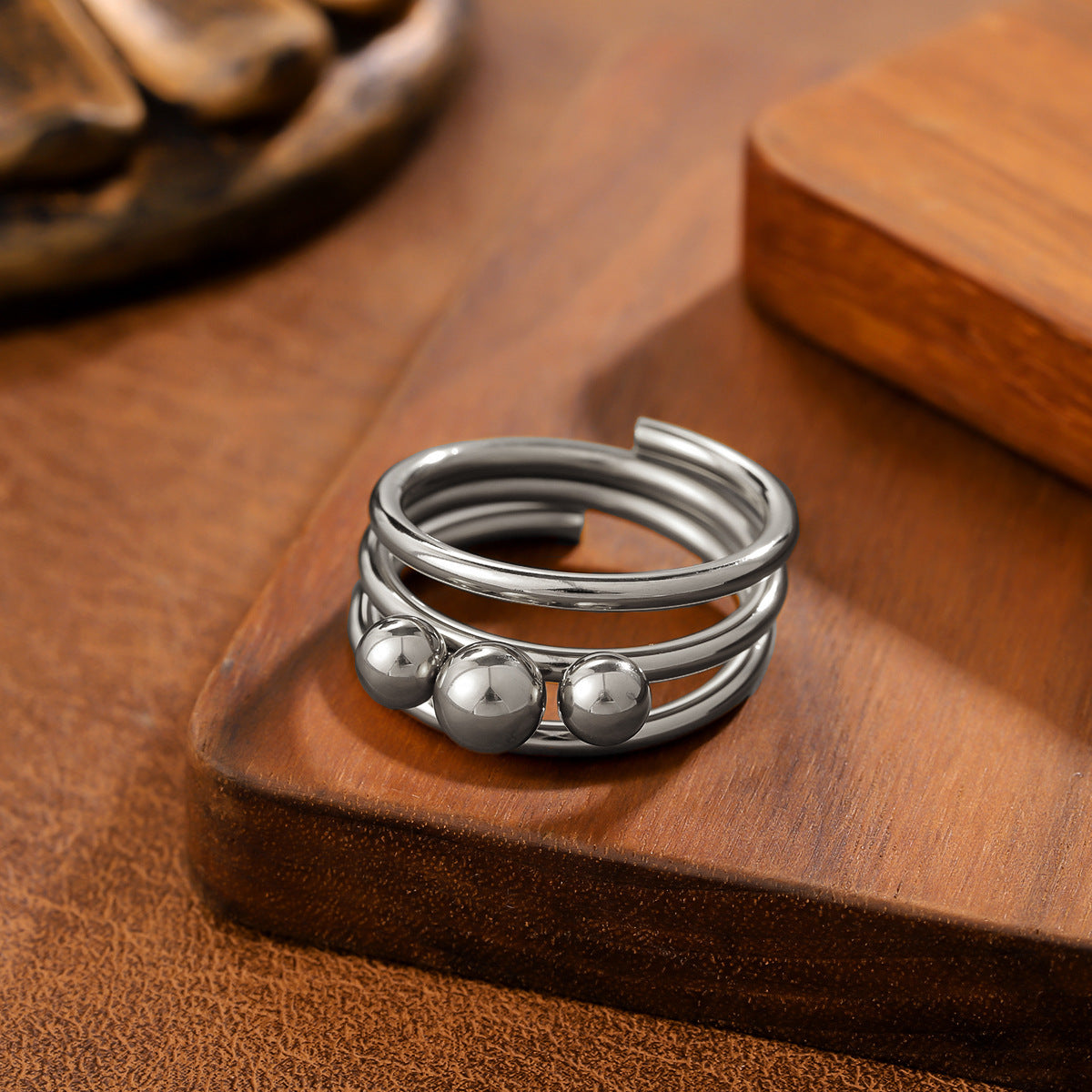 SparkShift Orbit 18K Gold Plated Ring