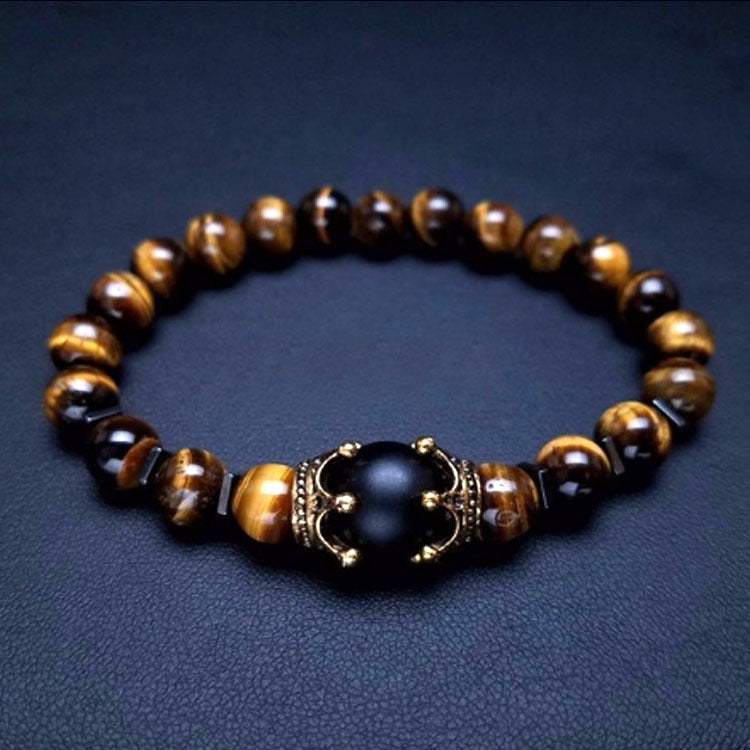 SparkShift Apex Power Tiger eye Bead bracelet